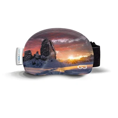 Image of Soggle Ski Protective Microfibre Cover for Goggles (One Size), Colour: Pictures Cinque Torri