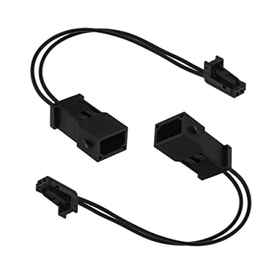 Image of OTOTEC 2pcs Car Interior Light Wire Harness Connector 2 Pin Loom Wiring Plug 15cm 0,5 mm² 893971992 4B0971832 Compatible with A3 A4 A5 A6 A8 Q5 Q7