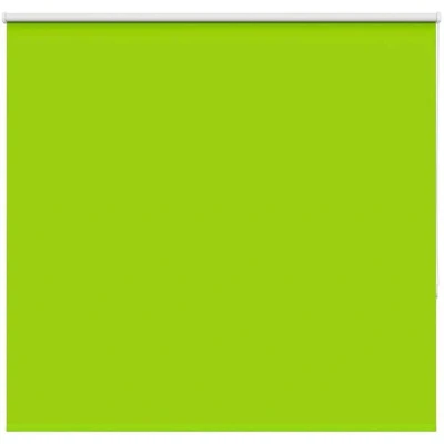 Image of vidaXL Roller Blind Blackout Leaves Green 150x175 cm Fabric Width 146.6 Polyester
