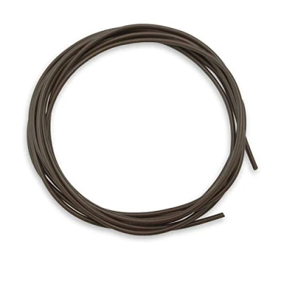 Image of Bank Tackle PVC Rig Tubing Anti Tangle Quick Sinking Carp Fishing Rigs Terminal (Brown, 10 Meters)