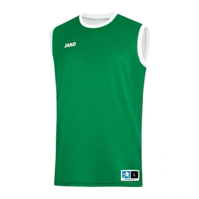 Image of JAKO Men&#039;s Change 2.0 Reversible Jersey, Sports Green/White, 3XL
