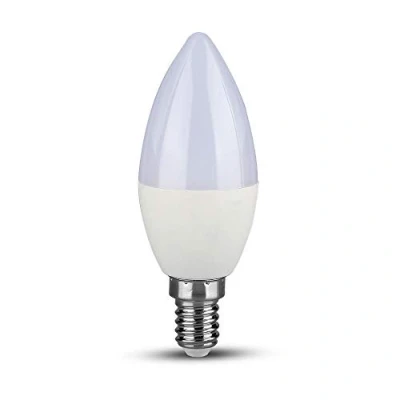 Image of V TAC VT 2246 LED Bulb E14 5.5W Candle 6400K (Box 6 Pieces)