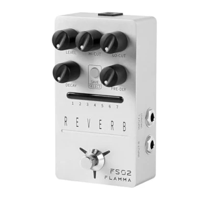 Image of Guitar Pedal for FLAMMA FS08 FS07 FS06 FS05 FS03 FS02 FS01 Reverb, Effects 7 Storable Slots 11 Modulation True Bypass (FS02)