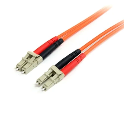 Image of StarTech.com 3m Fiber Optic Cable Multimode Duplex 62.5/125 LSZH LC/LC OM1 LC to Patch (FIBLCLC3), Orange /
