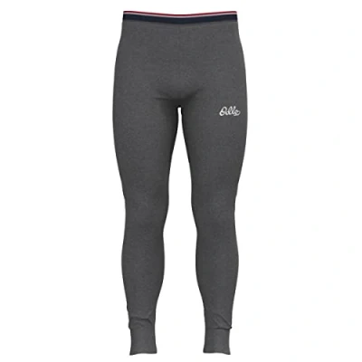 Image of ODLO Bottom LONG Active WARM Originals Base layer, Men&#039;s, Size: Small, Steel grey melange