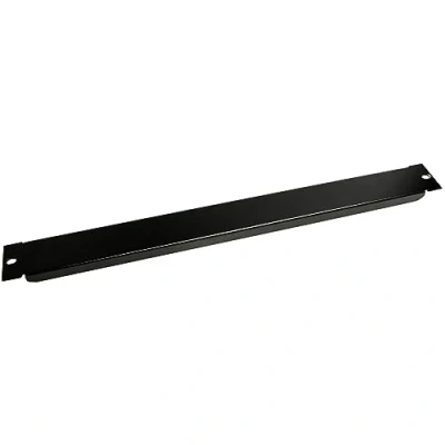 Image of StarTech.com 1U Blanking Panel Metal Rack Mount Filler for 19in Server Enclosure or Cabinet Steel Black (BLANKB1)