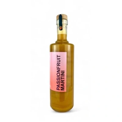 Image of Boozy Passionfruit Martini Ready To Drink Cocktail, With Sparkle, Drink, 700ml