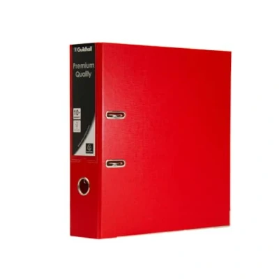 Image of Exacompta Guildhall A4 Lever Arch File, 2 Ring Red