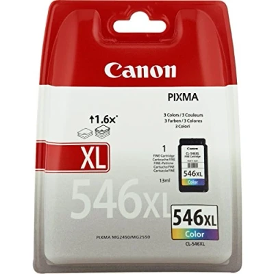 Image of Canon CL 546XL High Yield C/M/Y Colour Ink Cartridge