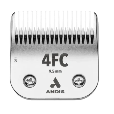 Image of Andis 72615 CeramicEdge Carbon Infused Steel Pet Clipper Blade, Size 4FC, 3/8 Inch Cut Length