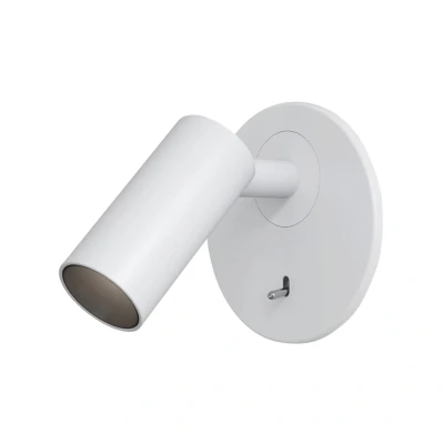 Image of Micro Recess Switched Matt White Reading Light Astro