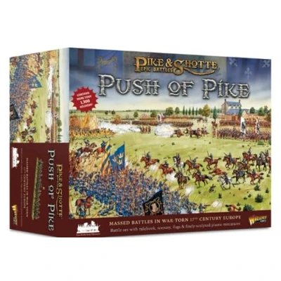 Image of Warlord Games Push of Pike Starter Set a &amp; Shotte Era Strategy Battle Game for 2 or More Players Using Miniature