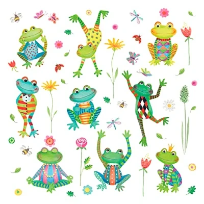Image of 20 Napkins Frogs in the Meadow Children&#039;s Birthday 33 x cm