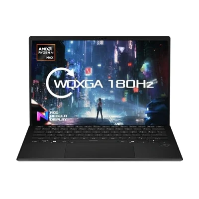 Image of ASUS ROG Flow Z13 GZ302EA 13.4&quot; 2.5K 2 in 1 Touchscreen 180Hz 500nits Gaming Laptop (AMD Ryzen AI Max 390 12 Core Processor, 32GB LPDDR5X RAM, 1TB SSD, Nebula 16:10 2560x1600 Screen, Windows 11)