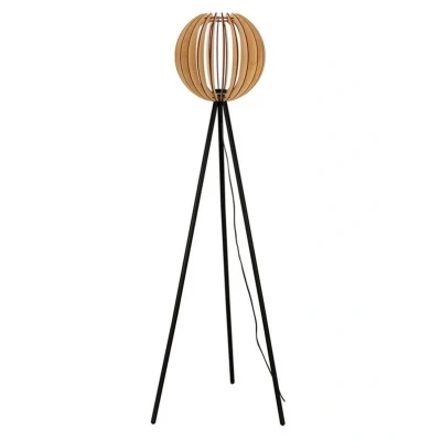 Image of Envostar Clay floor lamp, metal/birch plywood