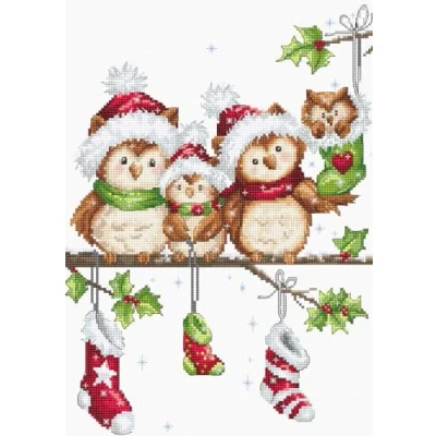 Image of The Owls Cross Stitch Kit Luca S