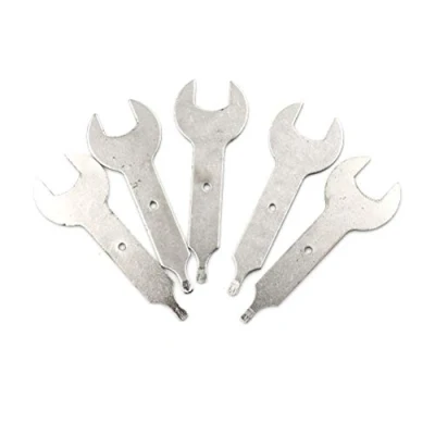 Image of ZZTWER 5 Pcs Collet Wrench Key 5cm for Dremel Craftsmsn Black+Decker Rotary Tool Nut Spanner