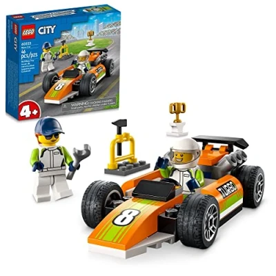 Image of LEGO City Race Car 60322 Building Kit; Fun Toy Designed for Kids Aged 4 and up (46 Pieces)