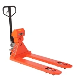 Image of Vulcan Premium Weigh Scale Pallet Truck; Fork Length mm: 1150; Orange