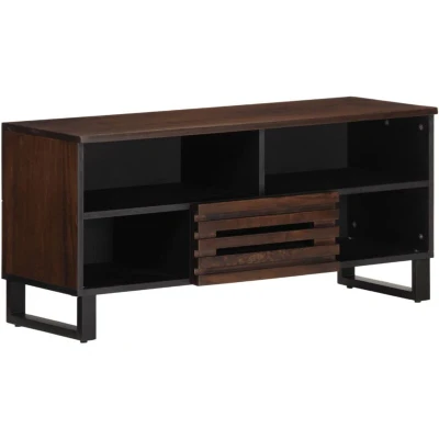 Image of vidaXL TV Cabinet Brown 100x34x46 cm Solid Wood Mango
