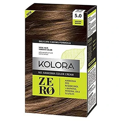 Image of KOLORA ZERO 5.0 GOLDEN BRANDY AMMONIA HAIR DYE