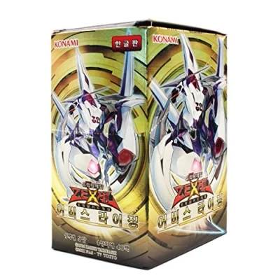 Image of Yu Gi Oh! Konami Yugioh Card ZEXAL Booster Pack Box TCG OCG 200 Cards Abyss Rising Korea Version