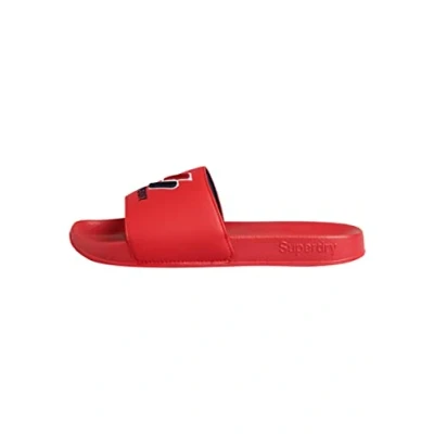 Image of Superdry Women&#039;s F3 Flip Flop Loafer, Varsity Red,7/8 UK
