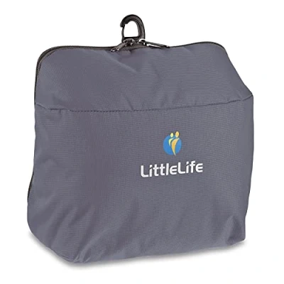 Image of LittleLife Ranger Child Carrier Storage Accessory Pouch Ideal For Carrying Nappies Wipes Food While On Go,Grey