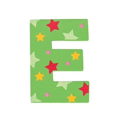 Image of Bigjigs Toys Star Letter E (Green)