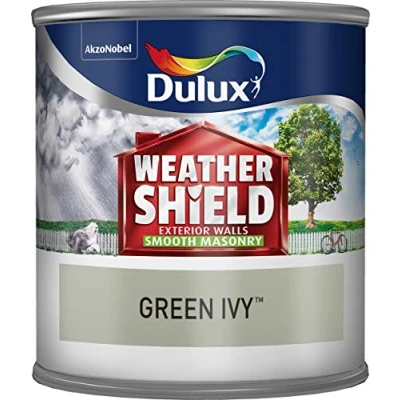 Image of Dulux Weathershield Smooth Masonry 250ml Green Ivy