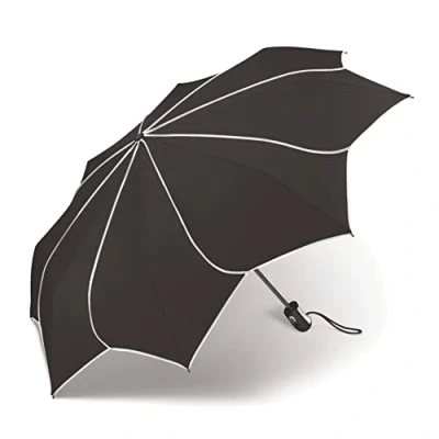 Image of pierre cardin Umbrella Pocket Open/Close Automatic Sunflower Black &amp; White Edition black, S