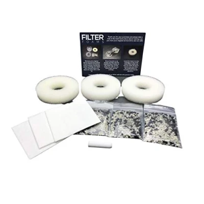 Image of HARKY Filter Foams 3 x Compatible with biorb Service Kit Refills Cleaning pads &amp; 1 Air Stone