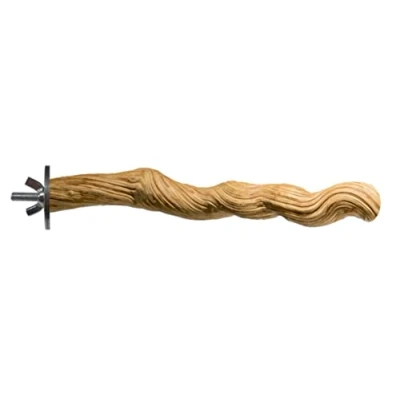 Image of JAVA WOOD NATURAL WOODEN LIANA VINE PERCH AFRICAN GREY CAGE BIRD 3 SIZES (LARGE 30 40CM)