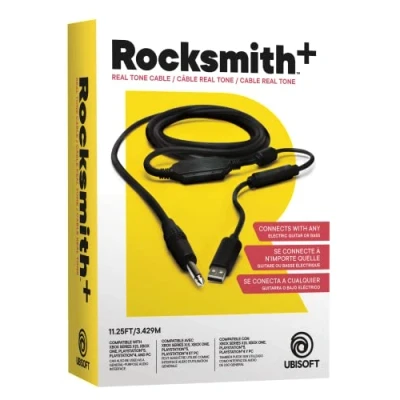 Image of Ubi Soft Rocksmith Real Tone Cable Official USB Guitar for Game Compatible with PC, Mac, Xbox, and PlayStation High Quality, Durable, Easy to Use