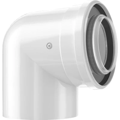 Image of Worcester Bosch Concentric Flue 87 Degree Elbow 110mm To 160mm 7738113105