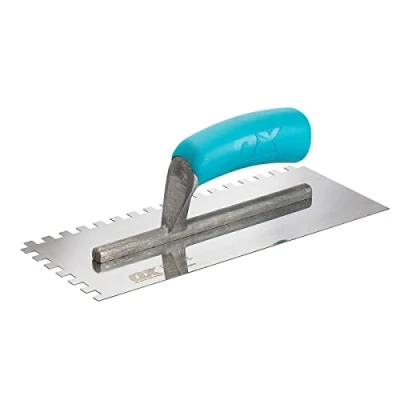 Image of OX Trade Notched Stainless Steel Tiling Trowel 8mm