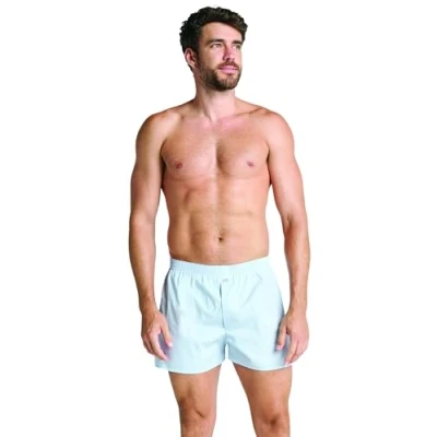 Image of Jockey® Everyday Soft Wash Woven Boxer, Shirting Blue, XL