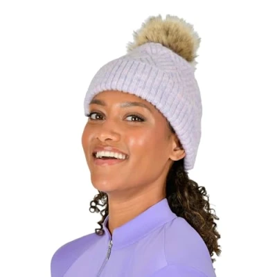 Image of Dublin Bea Beanie, Purple Marle, Adults One Size