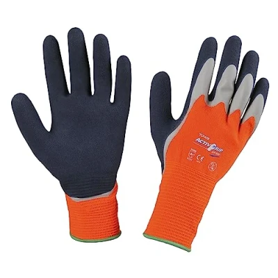 Image of Kerbl Glove fine knit, Activ Grip XA325, poly./cotton, size 11, Orange