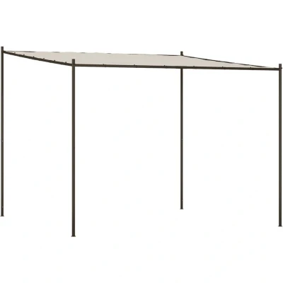 Image of vidaXL Gazebo White 3x3 m 180 g/m² Fabric and Steel