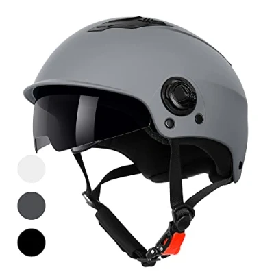 Image of Westt Skateboard Helmet Removable Liners Ventilation Sun Visor Cycling Multi Sport for BMX Bicycle Roller Scooter Inline Skating Escape Series Grey L XL(23.22 24.40 in)