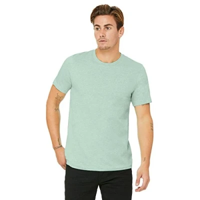Image of Bella + Canvas. Heather Prism Mint. L. 3001. 00884913640627