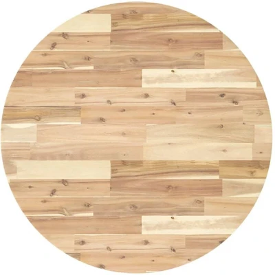 Image of vidaXL Table Top Round Ø80x4 cm Solid Wood Acacia