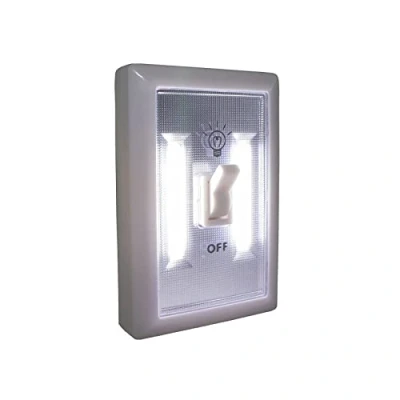 Image of PNJB, Battery Operated LED Night Lights, Cordless COB Light Switch, Under The Cabinet Light, Emergency Camping Shelf, Garage, Kitchen, Nightlight &amp; Kitchen RV Boat (1 PCS)