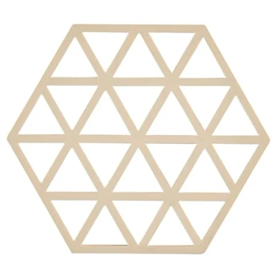 Image of Zone Denmark Triangles Silicone Trivet 16 x 14 cm Birch