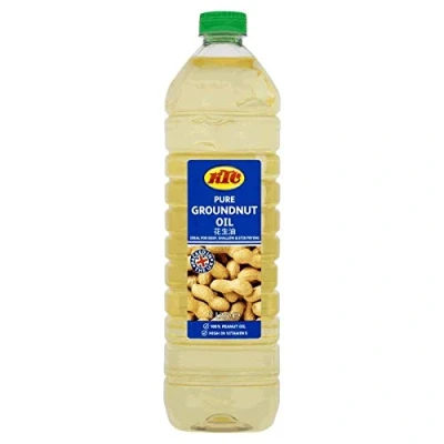 Image of KTC Pure groundnut oil 1L (pack of 2)