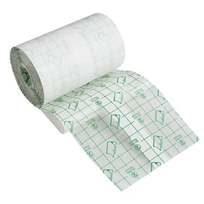Image of Transparent Stretch Adhesive Bandage,Risingmed Waterproof Wound Dressing Fixer Plaster Fixation Tape Bandage (3.94&quot; X10.93 Yards)