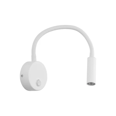 Image of Lagos Reading Wall Light White 1xG9