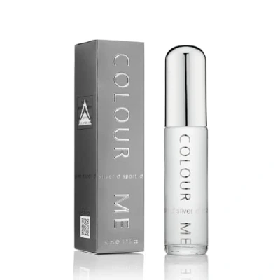 Image of COLOUR ME Silver Sport Perfume for Men. 50ml Eau de Parfum, Luxury Fragrance Mens Aftershave, Long Lasting Men by Milton Lloyd
