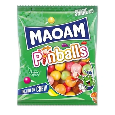 Image of Haribo Maoam Pinballs Share Bag 140g (Pack of 14) 540140